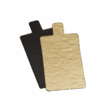 Rectangle Or/Noir avec languette