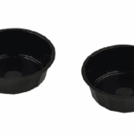 Caissette en PS Noir